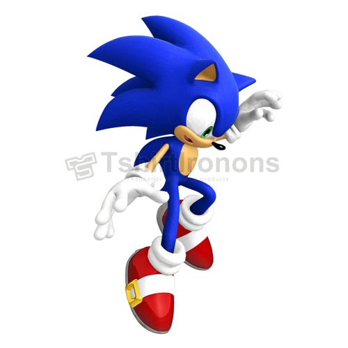 Sonic the Hedgehog T-shirts Iron On Transfers N7940
